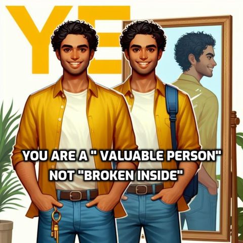 Your are a valuable person & you are  "Not Broken Inside"