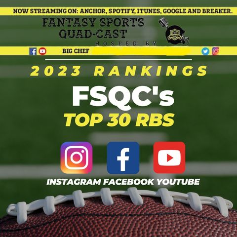 2023 RB Rankings