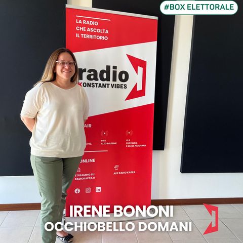 BOX ELETTORALE - La candidata sindaco al Comune di Occhiobello Irene Bononi