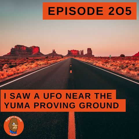 I Saw UFOs near the Yuma Proving Ground: WITNESS PHONE CALL