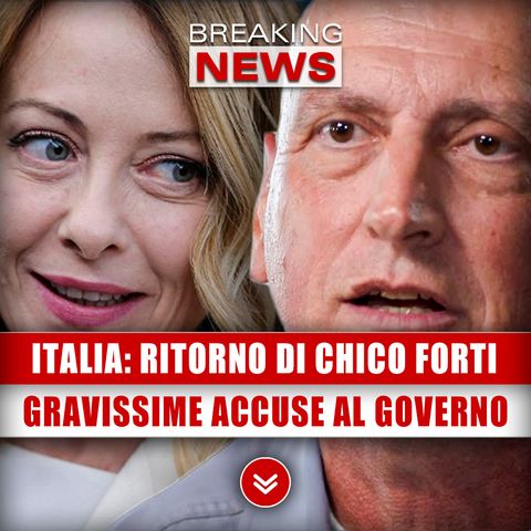 Italia, Ritorno Di Chico Forti: Gravissime Accuse Al Governo!