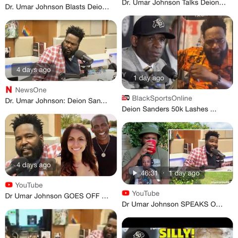 Dr Umar is a House _____ for going after Deion Sanders