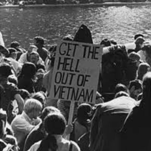 Manifestación En Contra De la Guerra De Vietnam