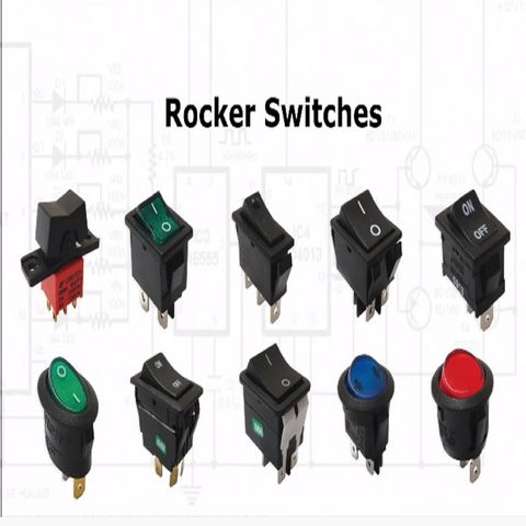 E-Switch WB2 Series High Amp Rocker Switch