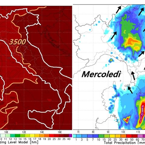 Previsioni 22-24 ottobre, clima mite con nuovo peggioramento del tempo