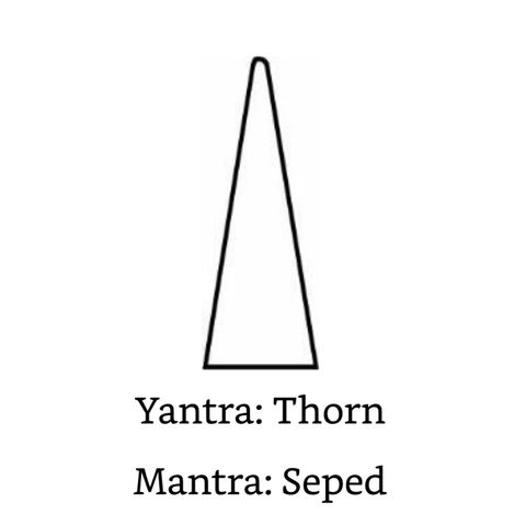Today’s kemet Mantra Yantra: Thorn Mantra: Seped