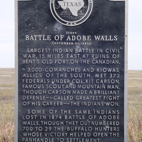 Death of William Olds at Adobe Walls