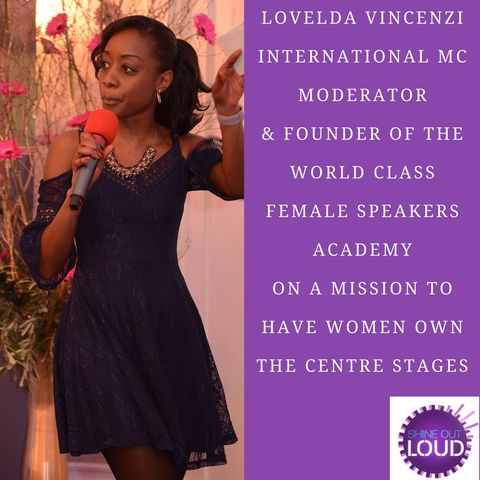 Lovelda Vincenzi on her mission for more women Speakers to take center Stage