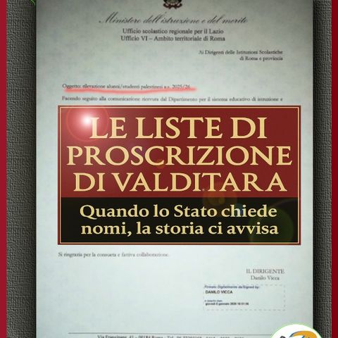 Le liste di Valditara