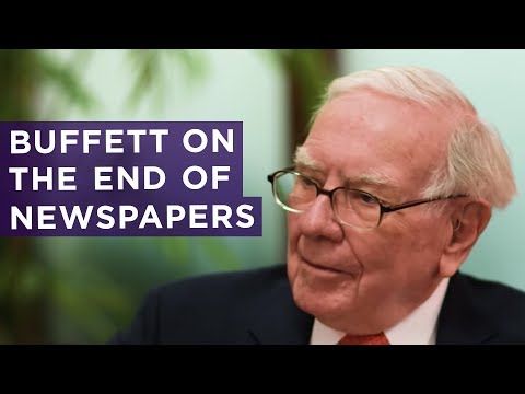 092. Why Warren Buffett says the newspaper business is 'toast'