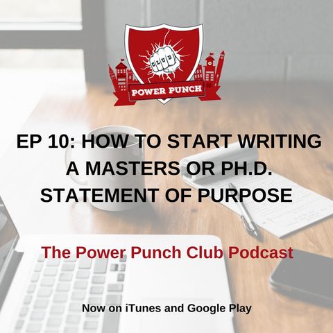 How to start writing a Masters or Ph. D. statement of purpose