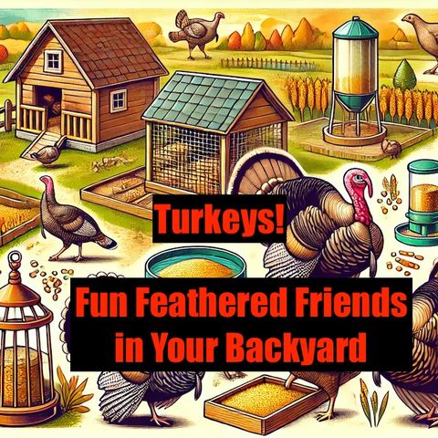 Domestic Turkeys! Fun Feathered Friends in Your Backyard