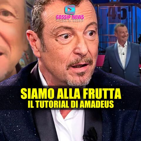 Il Tutorial Surreale di Amadeus Crea Ilarità!