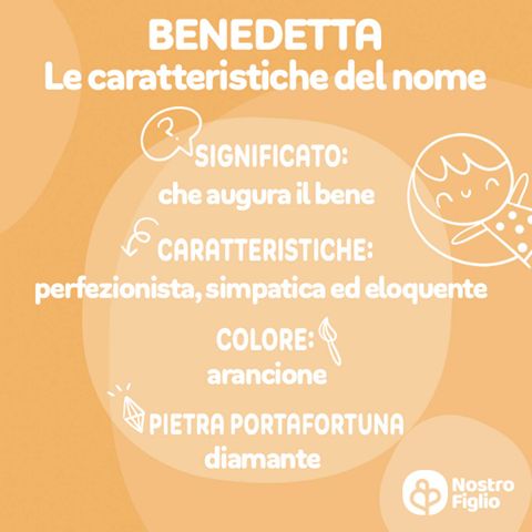 Benedetta, significato del nome, origine, onomastico