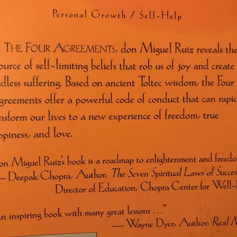 The Four Agreements  chapter 1 pages 1-8