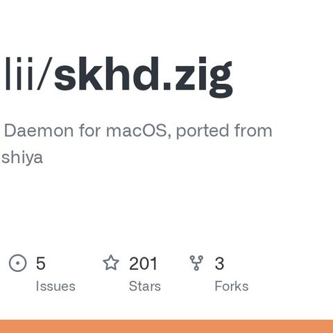Skhd GitHub - jackielii/skhd.zig: Simple Hotkey Daemon for macOS, ported ...