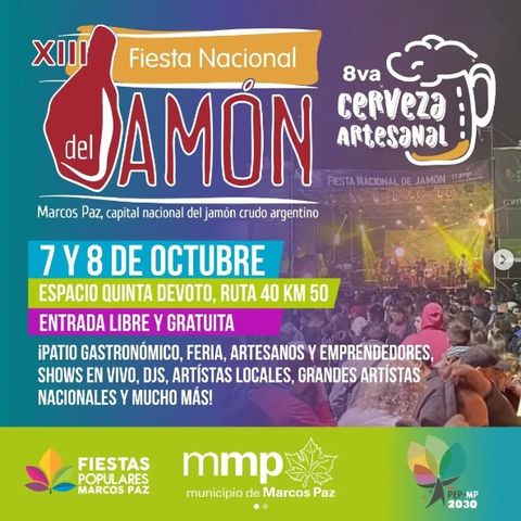 MARCOS PAZ / Fiesta del jamón y la cerveza artesanal