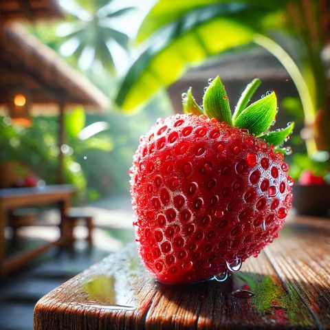 Pernah terfikir di mana biji benih strawberi tersembunyi? Sebenarnya, ia tidak bersembunyi pun!