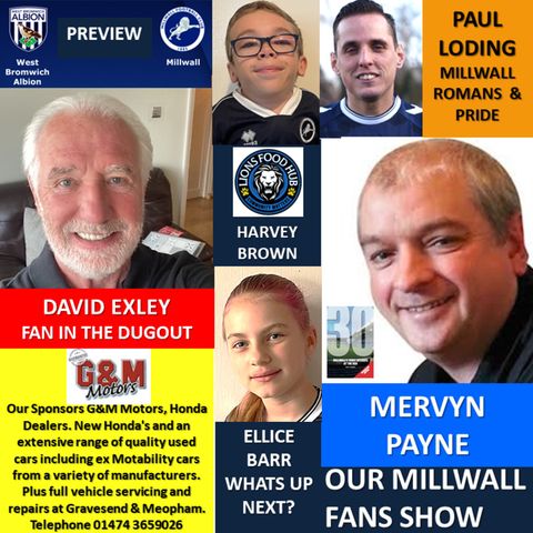 Our Millwall Fans Show - Sponsored by G&M Motors, Gravesend 22/09/23