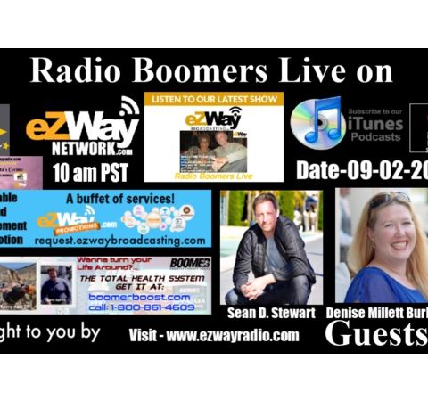 Radio Boomers live S8 EP 51 Feat. Sean D. Stewart RYG, Denise Burkhardt, Lori D