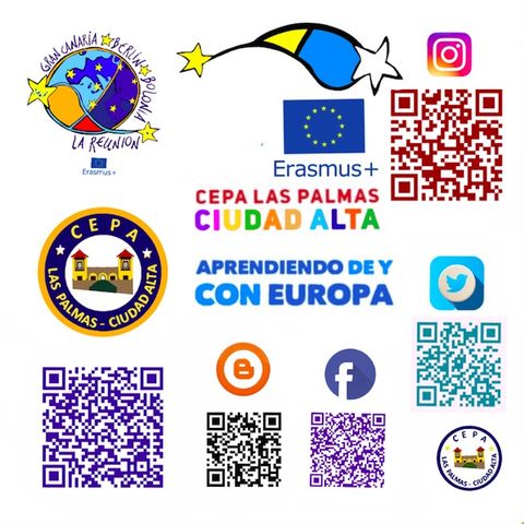 Programa educativo descubriendo Europa. Proyecto Erasmus + Aprendiendo de y con Europa del CEPA Las Palmas Ciudad Alta.