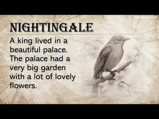 28. Learning English through story - An amazing story - Nightingale - Interesting Story