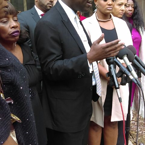 Tezlyn Figaro Live At Holtzclaw press Conference With Attorney Ben Crump