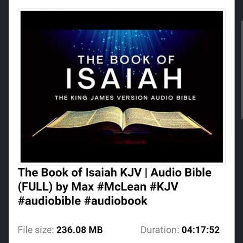 The Book of Isaiah KJV | Audio Bible (FULL) by Max #McLean #KJV #audiobible #audiobook