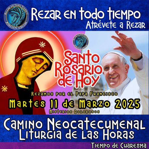Santo Rosario de hoy 💜 MARTES 11 DE MARZO 2025 🌹 MISTERIOS GOZOSOS. Rosario a la Virgen María.