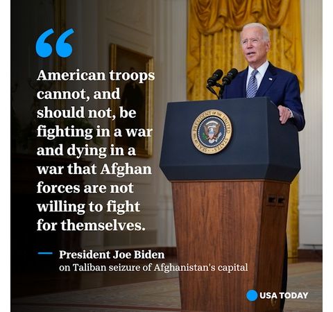President Biden facing Fallout amid Afghanistan crisis