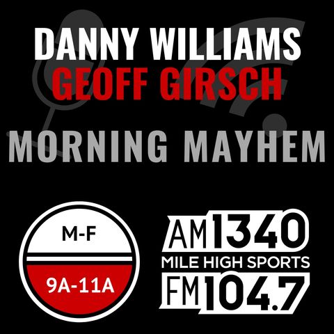 Thursday Nov 8: Hour 2 - Danny wants to be sedated; Girsch goes in on LeVeon Bell; Dez Bryant reaction; Next Colorado franchise to win a cha