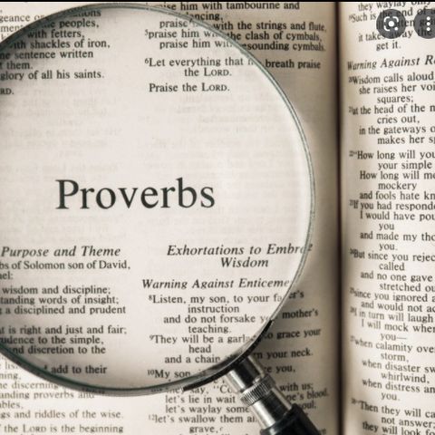 The Book of Proverbs- (Pre-Rec)
