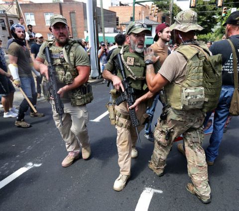 Groups Behind Unite The Right Being Sued For Illegal Paramilitary Activity +
