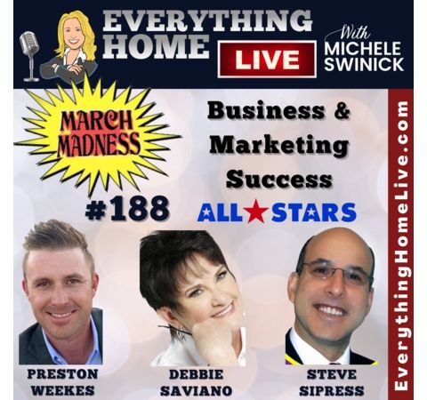 188 LIVE: MARCH MASKLESS MADNESS – Business & Marketing Success - All Star Team