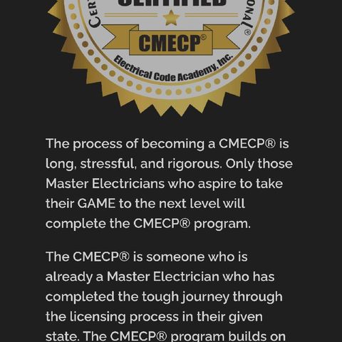 Master The NEC - CMECP Program