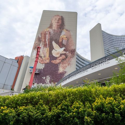Sede da ONU em Viena ganha mural para promover paz e sustentabilidade
