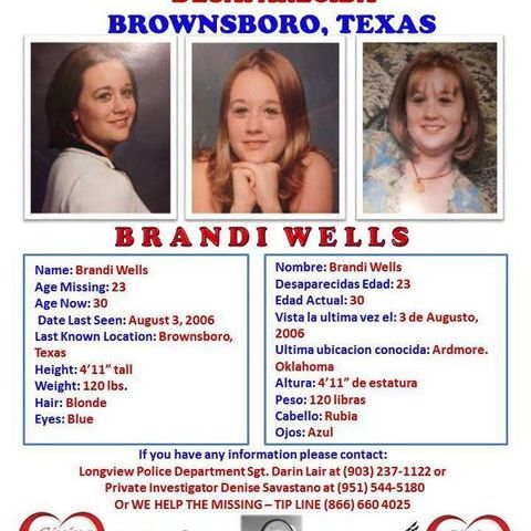 Episode 9 - The Disappearance Of Brandi Wells