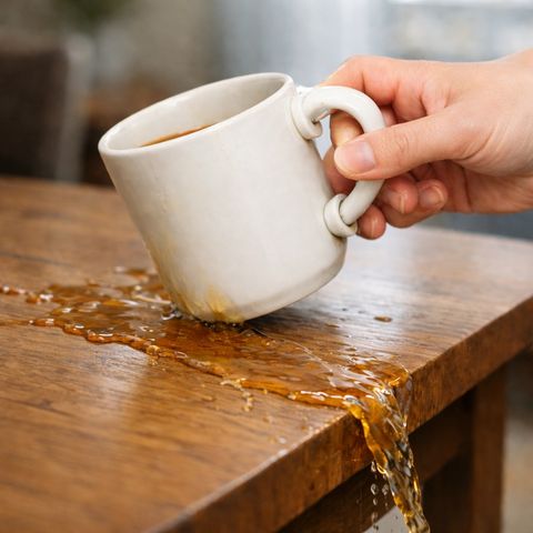 Mug handle twists loose