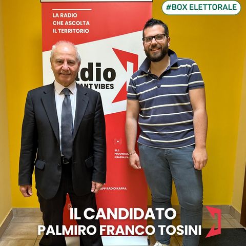 BOX ELETTORALE - Il candidato sindaco al Comune di Rovigo Palmiro Franco Tosini