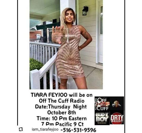 Off The Cuff Radio- The Tiara FeyJoo Episode #341