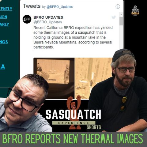 Sasquatch Experience Shorts # 1: BFRO Reports New Thermal Images