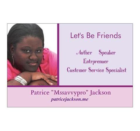 THE "MSSAVVYPRO" SHOW WITH HOST PATRICE JACKSON