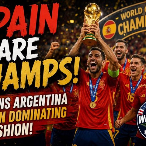 Spain are champs!