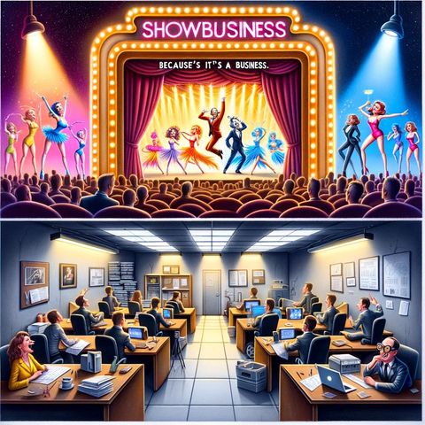 "It’s called showbusiness because it’s a business. Otherwise it would be called showshow."