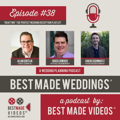 Episode 38 ("Drafting" the Perfect Wedding Reception Playlist)
