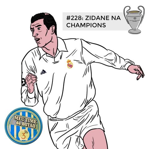 Botão #228 As noites europeias de Zidane