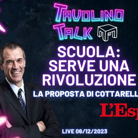 La scuola non funziona. La proposta di Cottarelli