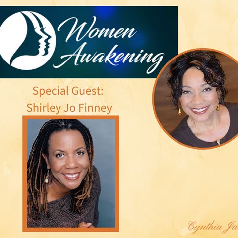 Cynthia with Shirley Jo Finney whom is an award-winning international director and actress