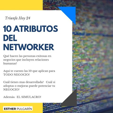 24 - 10 ATRIBUTOS DE TODO NETWORKER