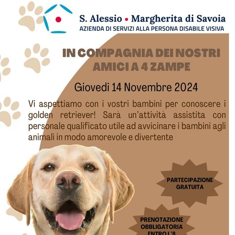 In compagnia dei nostri amici A a quattro zampe